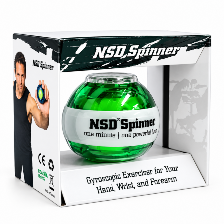 Кистевые тренажеры NSD Powerball 250Hz Amber с подсветкой и счетчиком