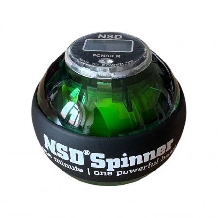 Кистевой тренажер NSD Powerball 250Hz Green со счетчиком 