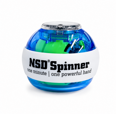 Кистевые тренажеры NSD Powerball 250Hz Blue с подсветкой и счетчиком