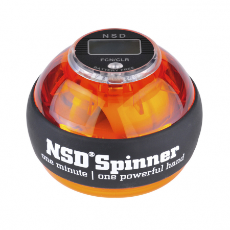 Кистевой тренажер NSD Powerball 250Hz Amber со счетчиком